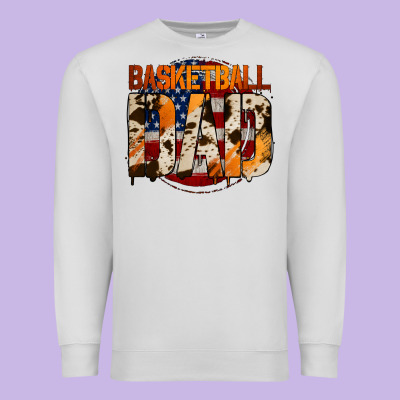 American Basketball Dad Premium Sweatshirt Designed By Bettercallsaul