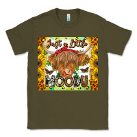 Army Green Just A Little Moody Classic Tee - CowhideDigitalArt