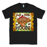 Black Just A Little Moody Classic Tee - CowhideDigitalArt