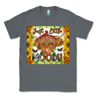 Charcoal Heather Just A Little Moody Classic Tee - CowhideDigitalArt
