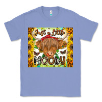 Colony Blue Just A Little Moody Classic Tee - CowhideDigitalArt
