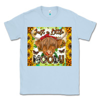 Dusty Blue Just A Little Moody Classic Tee - CowhideDigitalArt