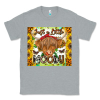 Heather Grey Just A Little Moody Classic Tee - CowhideDigitalArt