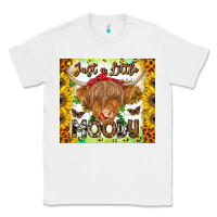 White Just A Little Moody Classic Tee - CowhideDigitalArt