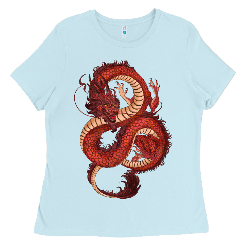 Red Dragon Ladies Tee by RanaPortraitStore | Teevron
