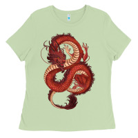 Matcha red dragon Ladies Tee - RanaPortraitStore