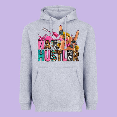 Nail Hustler Heavyweight Hoodie Designed By Jasminsmagicworld