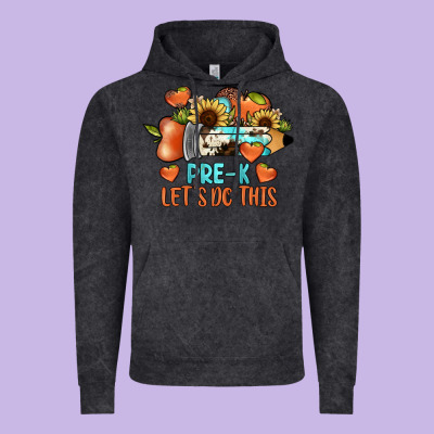 Pre K Let's Do This Vintage Hoodie Designed By Jahusdesignshop