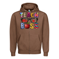 Chestnut teach like a boss Zipper Hoodie - NancyCooperArtShop