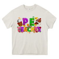 Cream p.e. teacher cinco de mayo Heavy Core Tee - texasbilliewilder