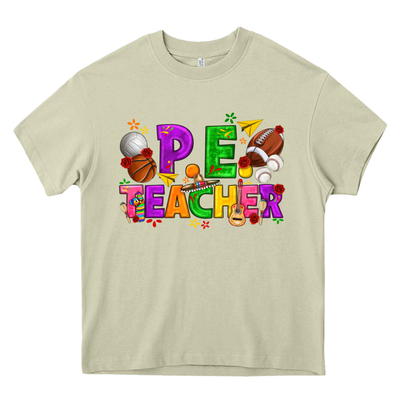 P.e. Teacher Cinco De Mayo Heavy Core Tee by texasbilliewilder | Teevron