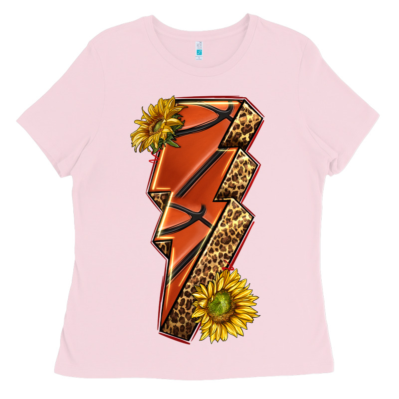 Sport Basketball Lightning Bolt Ladies Tee by texasbilliewilder | Teevron