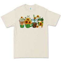 Bone sunflowers coffee cups Premium Tee - AdoDesignShop