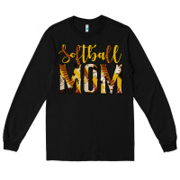 Black softball mom Long Sleeve Tee - Jasminsmagicworld