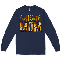 Navy softball mom Long Sleeve Tee - Jasminsmagicworld