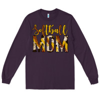 Plum softball mom Long Sleeve Tee - Jasminsmagicworld