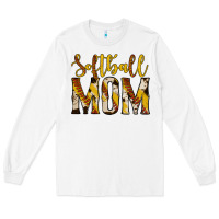 White softball mom Long Sleeve Tee - Jasminsmagicworld