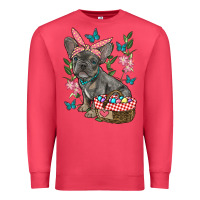 Cardinal easter french bulldog Premium Sweatshirt - RanaPortraitStore