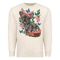Sandshell easter french bulldog Premium Sweatshirt - RanaPortraitStore