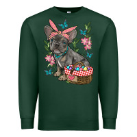 Easter French Bulldog Premium Sweatshirt | Teevron