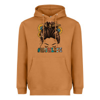 Meerkat mom life messy bun Heavyweight Hoodie - Jasminsmagicworld