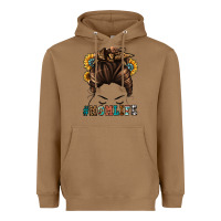 Toasted Coconut mom life messy bun Heavyweight Hoodie - Jasminsmagicworld