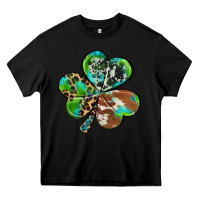 Black western shamrock Heavy Core Tee - RanaPortraitStore
