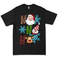 Black ho ho ho christmas Premium Tee - RanaPortraitStore