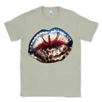 Matcha American lips leopard Classic Tee - NancyCooperArtShop