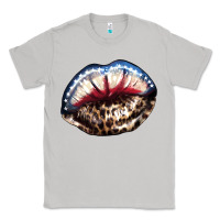 Moon Dust American lips leopard Classic Tee - NancyCooperArtShop