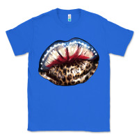 True Royal American lips leopard Classic Tee - NancyCooperArtShop