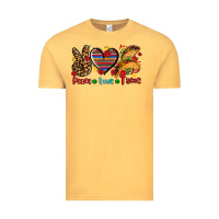 Vintage Mustard peace love tacos Vintage Tee - AdoDesignShop