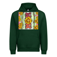 Forest Green Mom leopard Urban Hoodie - CowGirlArtShop