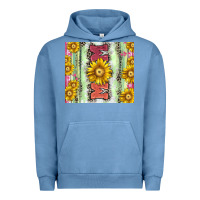 Pigment Pebble Blue Mom leopard Urban Hoodie - CowGirlArtShop