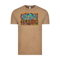Vintage Coffee hot girl summer Vintage Tee - Artiststas