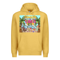 Antique Gold summer vibes Premium Hoodie - NancyCooperArtShop