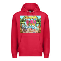 Cardinal summer vibes Premium Hoodie - NancyCooperArtShop