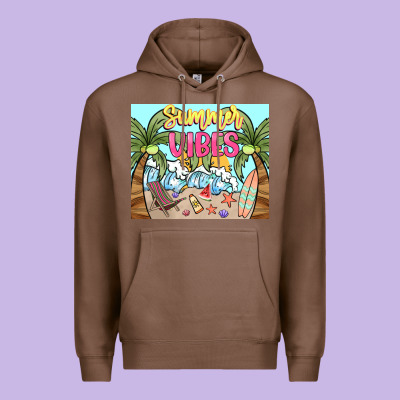 Summer Vibes Premium Hoodie Designed By Nancycooperartshop
