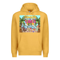 Mustard summer vibes Premium Hoodie - NancyCooperArtShop