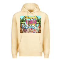 Pina Colada summer vibes Premium Hoodie - NancyCooperArtShop