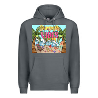 Rock summer vibes Premium Hoodie - NancyCooperArtShop