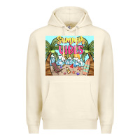 Sandshell summer vibes Premium Hoodie - NancyCooperArtShop