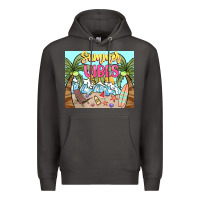 Smoke summer vibes Premium Hoodie - NancyCooperArtShop