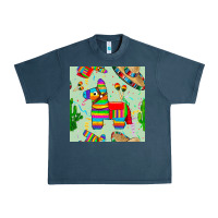 Midnight Navy pinata seamless pattern Urban Heavy Tee - BundleAndBundleShop
