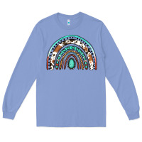 Colony Blue western rainbow Long Sleeve Tee - Jasminsmagicworld
