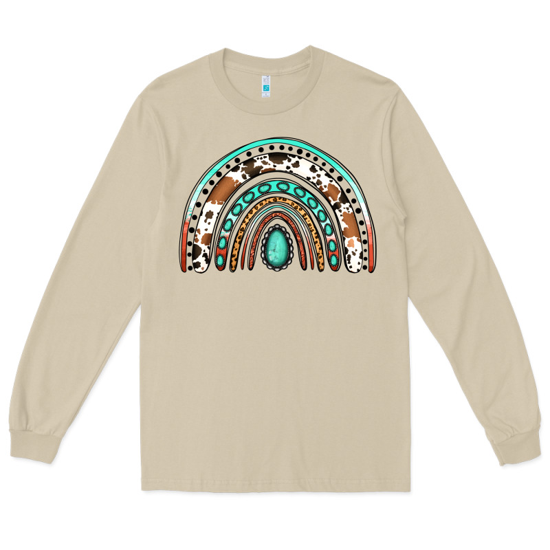 Western Rainbow Long Sleeve Tee by Jasminsmagicworld | Teevron