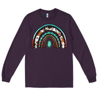Plum western rainbow Long Sleeve Tee - Jasminsmagicworld