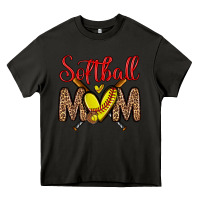 Asphalt softball mom Heavy Core Tee - Zillion Design Studio