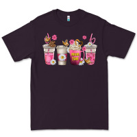 Plum mom fuel coffee cups Premium Tee - texasbilliewilder