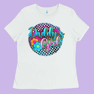 Daddy's Girl Ladies Tee Designed By Zillion Design Studio